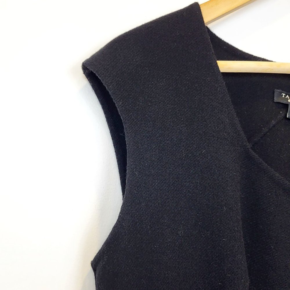 Talbots Black 100% Wool Structured Sheath Dress, Size 8, EUC - Picture 5 of 13